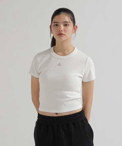 《直営店限定》 S/S AC RIB T-SHIRT T恤