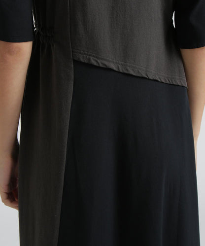 REMAKE‐STYLE DRESS WITH EAGLE PRINT 連衣裙