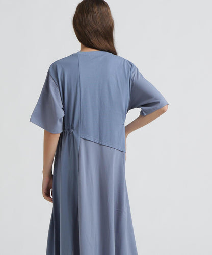 REMAKE‐STYLE DRESS WITH EAGLE PRINT 連衣裙