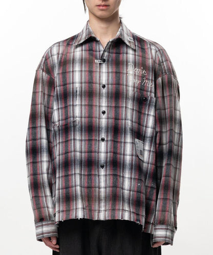 Maison MIHARAYASUHIRO メゾン ミハラヤスヒロ VINTAGE LIKE CHECK L/S SHIRT 復古格紋長袖襯衫