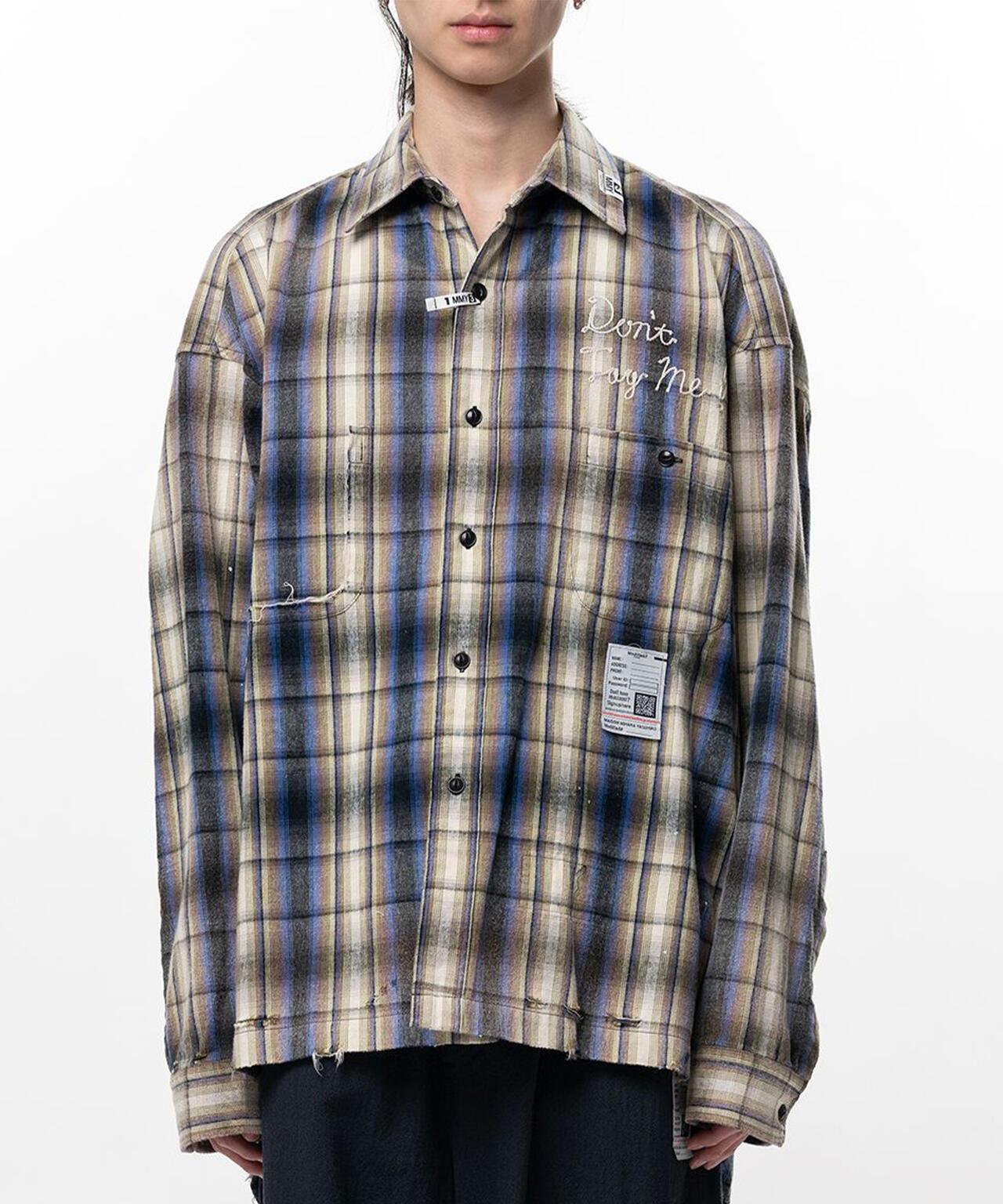 Maison MIHARAYASUHIRO メゾン ミハラヤスヒロ VINTAGE LIKE CHECK L/S SHIRT 復古格紋長袖襯衫