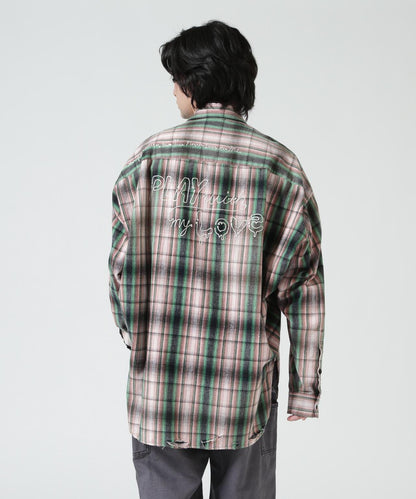 Maison MIHARAYASUHIRO メゾン ミハラヤスヒロ VINTAGE LIKE CHECK L/S SHIRT 復古格紋長袖襯衫
