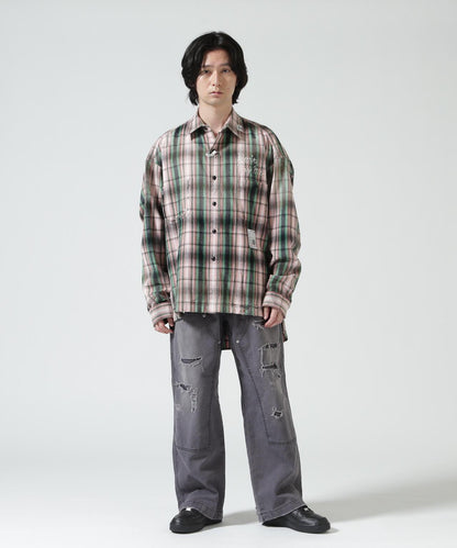 Maison MIHARAYASUHIRO メゾン ミハラヤスヒロ VINTAGE LIKE CHECK L/S SHIRT 復古格紋長袖襯衫