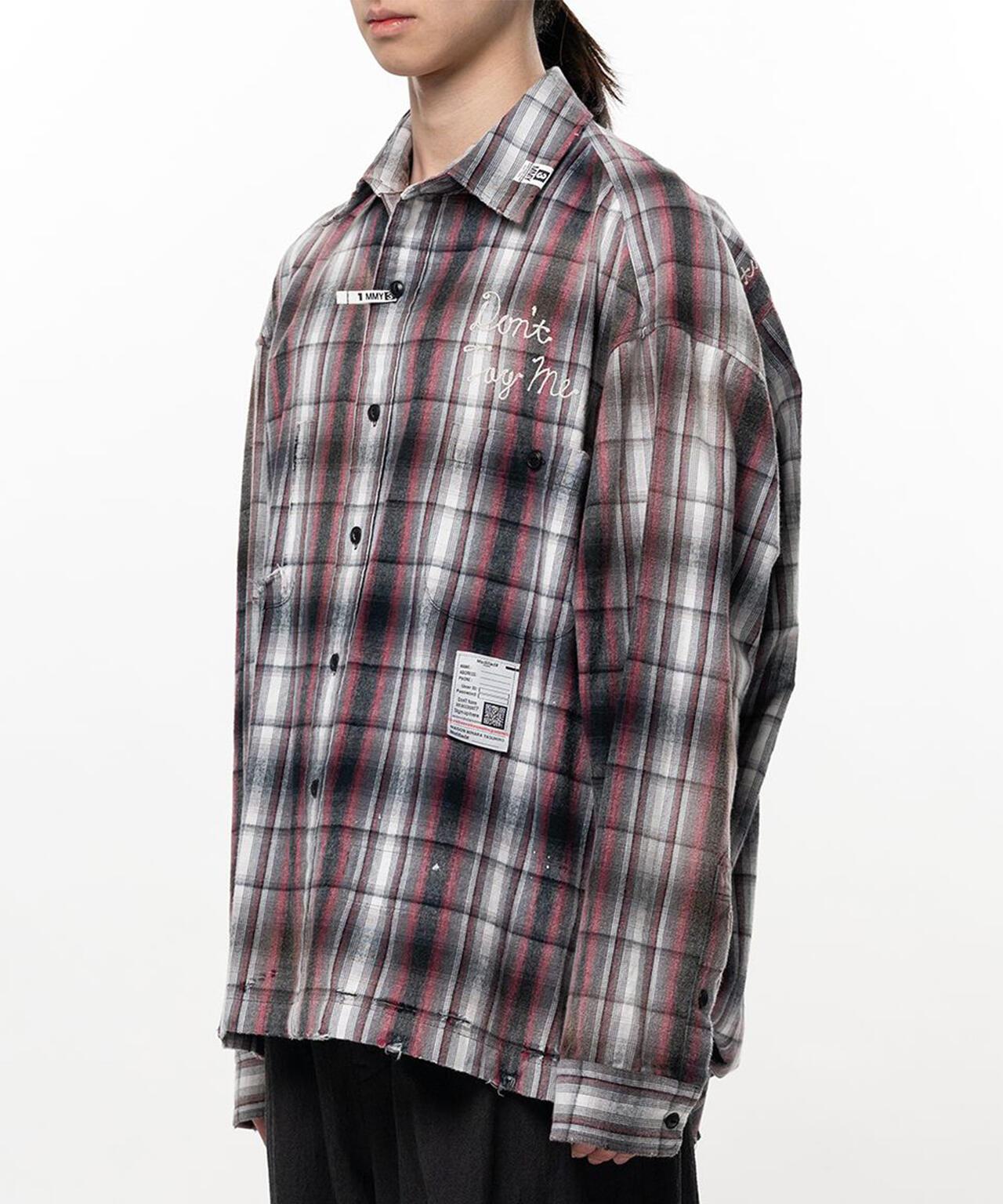Maison MIHARAYASUHIRO メゾン ミハラヤスヒロ VINTAGE LIKE CHECK L/S SHIRT 復古格紋長袖襯衫