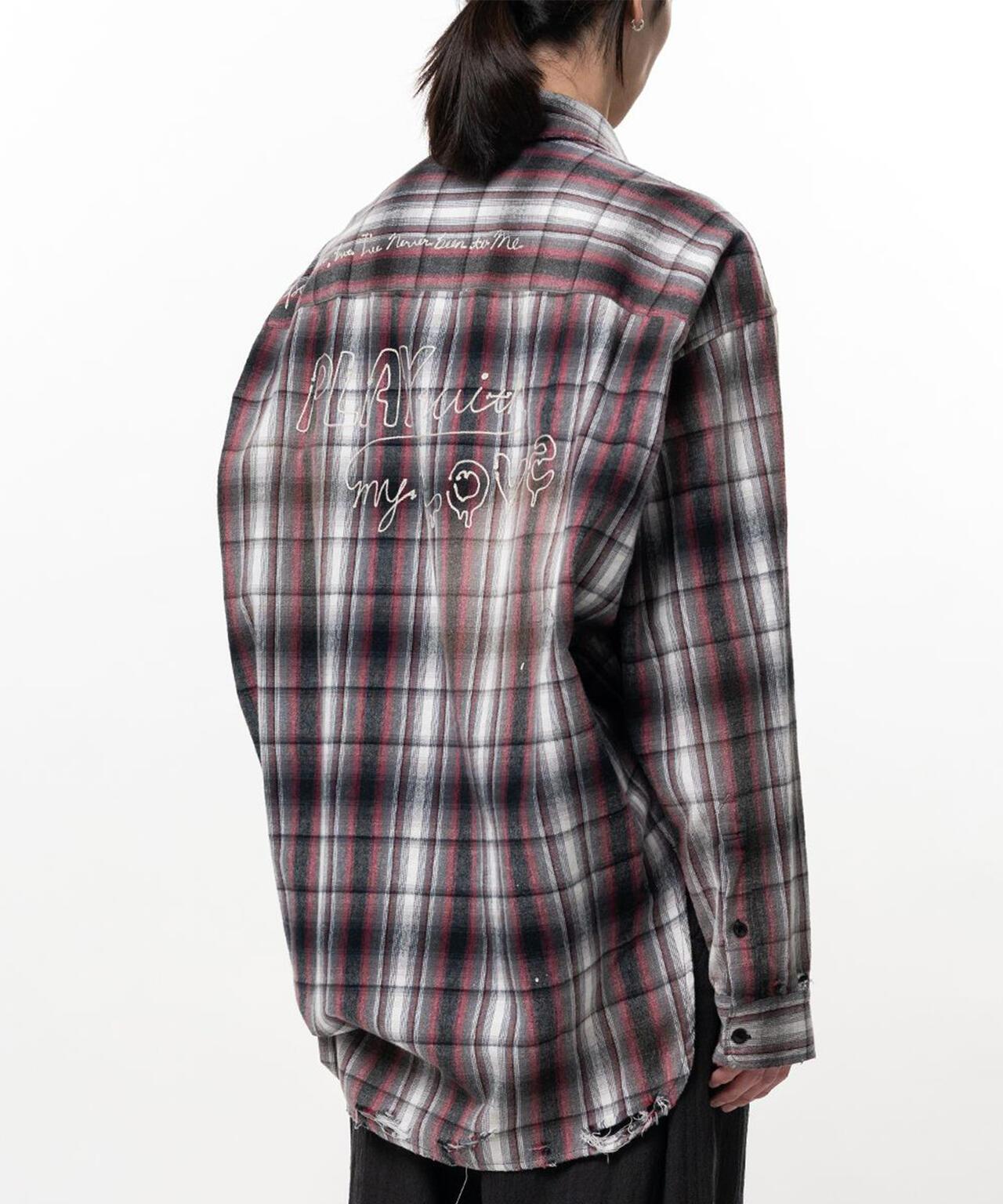 Maison MIHARAYASUHIRO メゾン ミハラヤスヒロ VINTAGE LIKE CHECK L/S SHIRT 復古格紋長袖襯衫