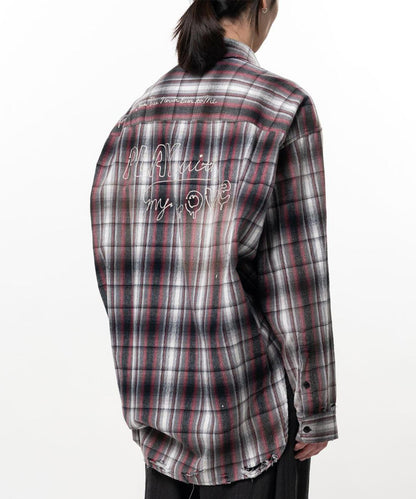 Maison MIHARAYASUHIRO メゾン ミハラヤスヒロ VINTAGE LIKE CHECK L/S SHIRT 復古格紋長袖襯衫