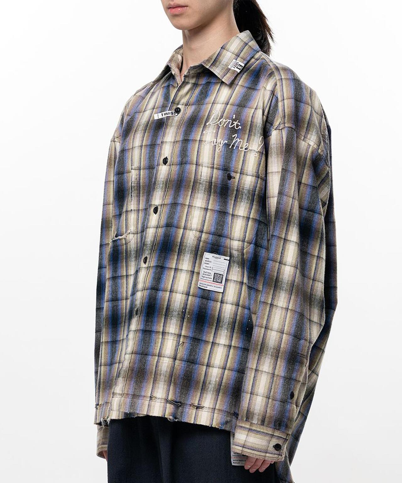 Maison MIHARAYASUHIRO メゾン ミハラヤスヒロ VINTAGE LIKE CHECK L/S SHIRT 復古格紋長袖襯衫