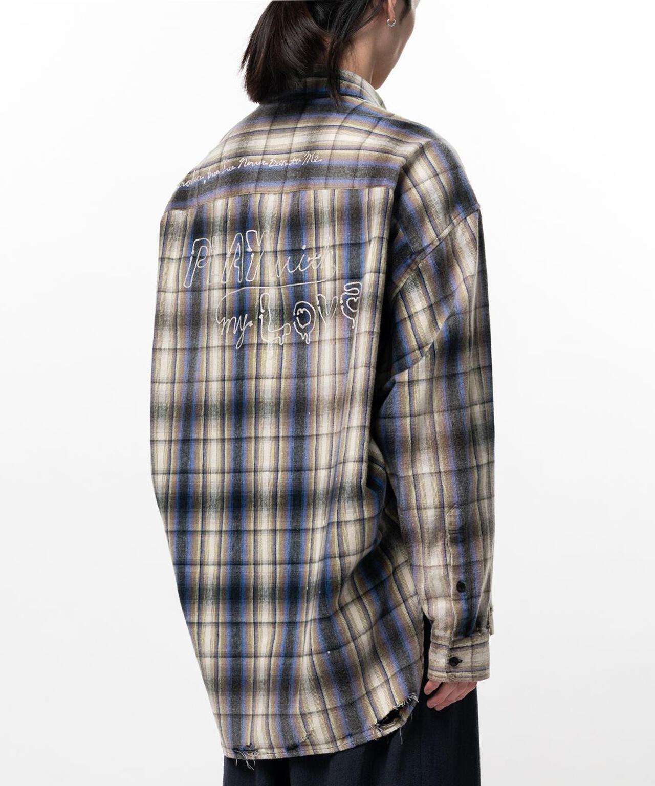 Maison MIHARAYASUHIRO メゾン ミハラヤスヒロ VINTAGE LIKE CHECK L/S SHIRT 復古格紋長袖襯衫