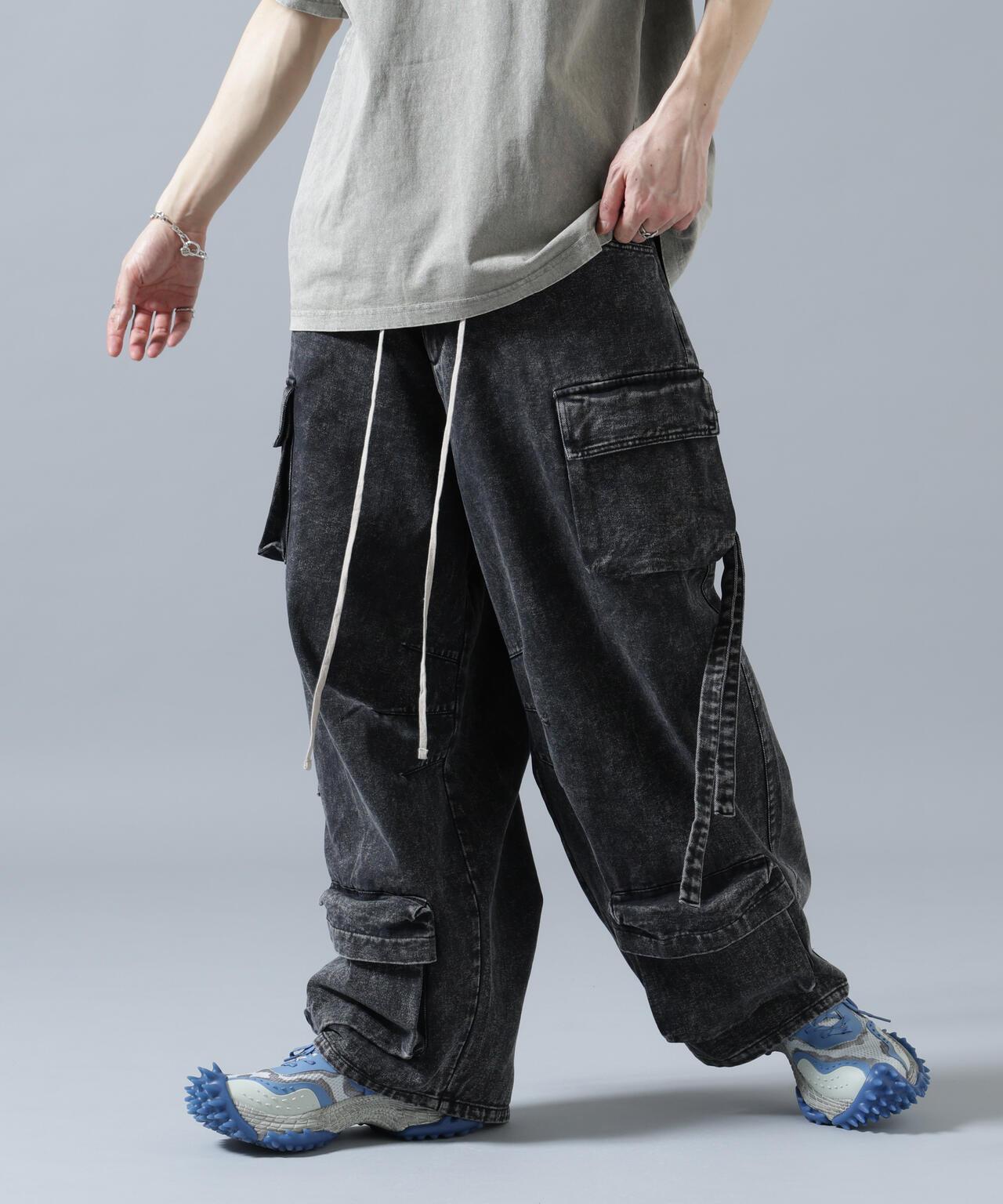 DankeSchon MULTI POCKET DENIM CARGO PANTS（&DEPOT）