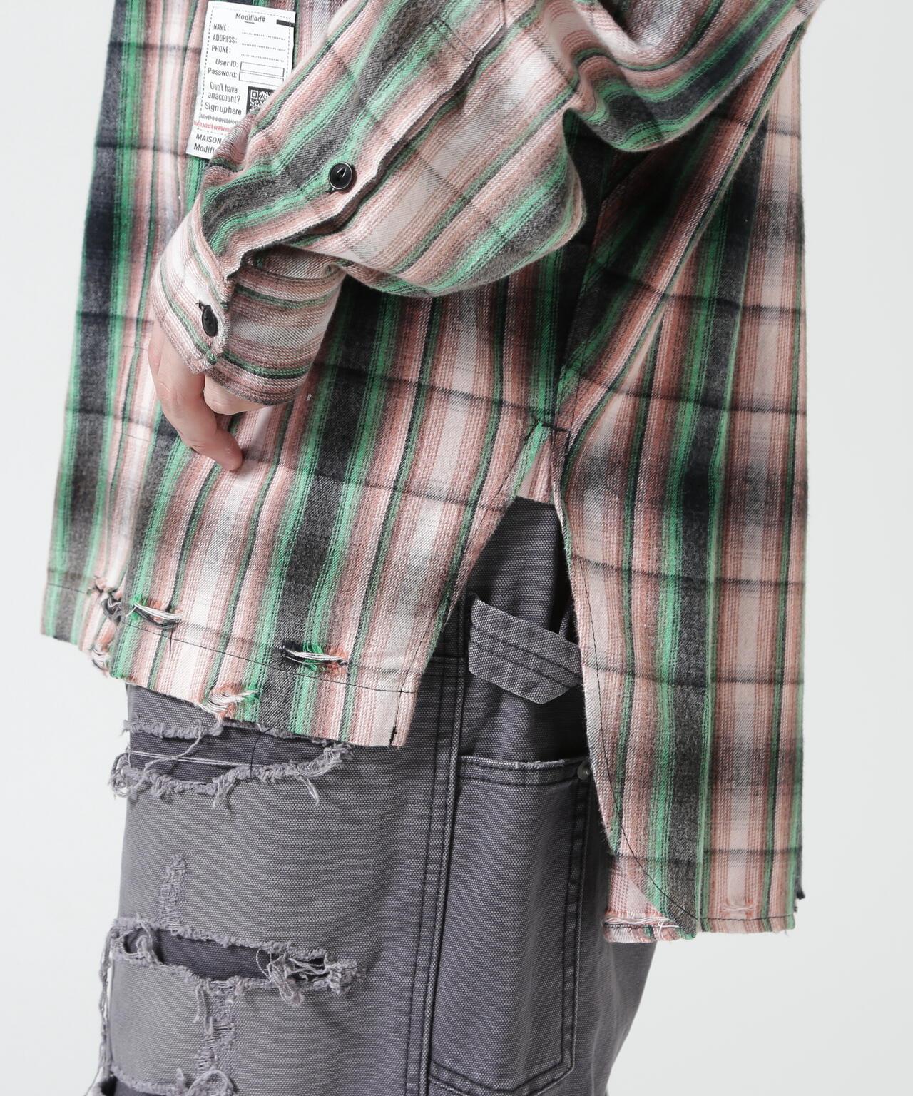 Maison MIHARAYASUHIRO メゾン ミハラヤスヒロ VINTAGE LIKE CHECK L/S SHIRT 復古格紋長袖襯衫