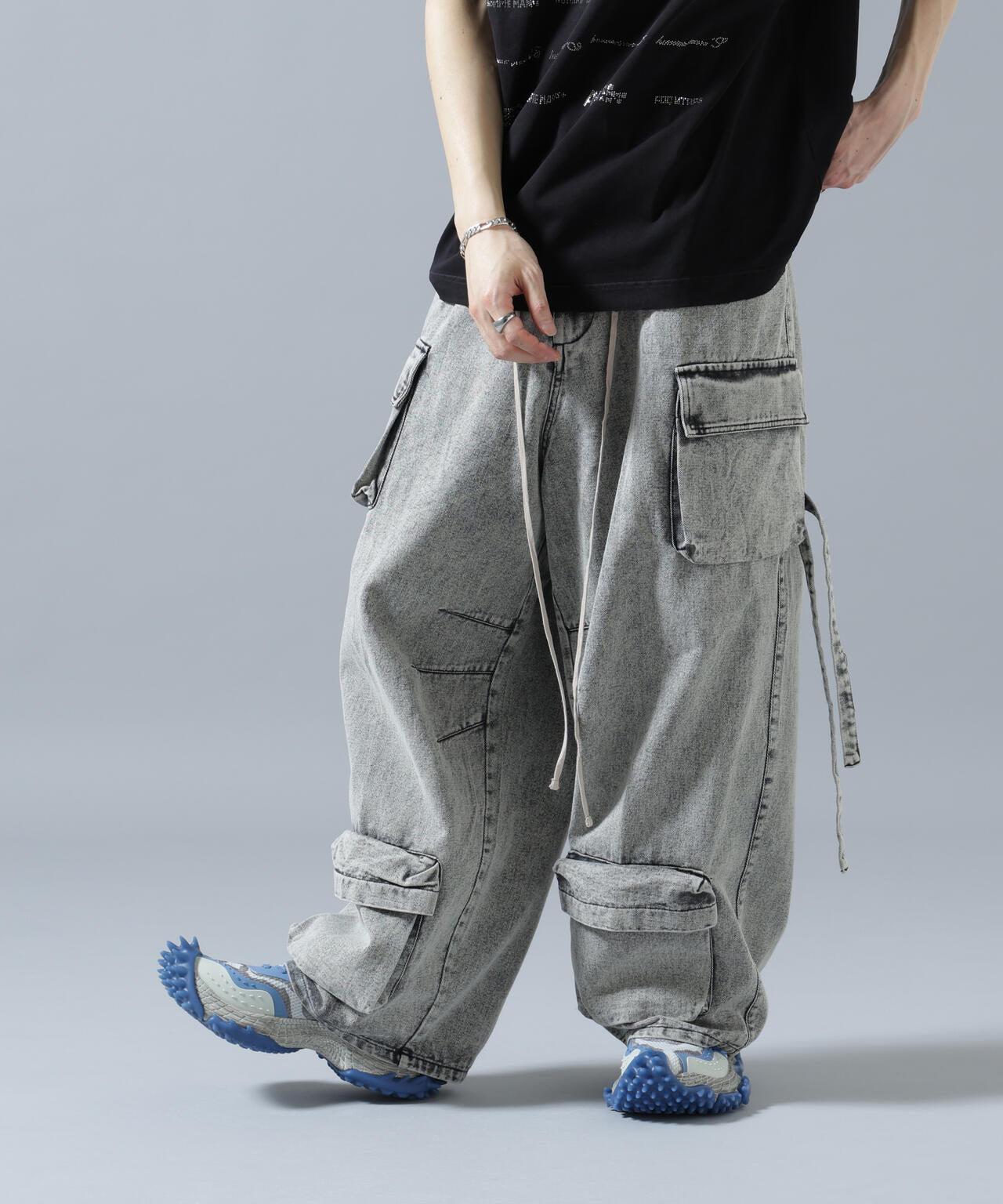 DankeSchon MULTI POCKET DENIM CARGO PANTS（&DEPOT）
