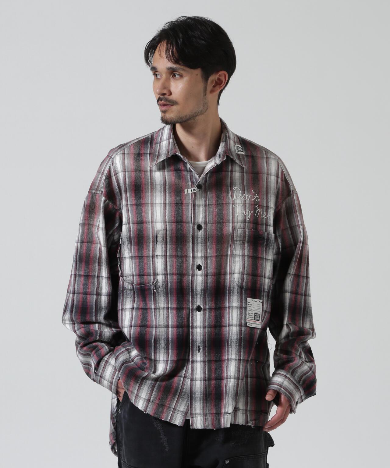 Maison MIHARAYASUHIRO メゾン ミハラヤスヒロ VINTAGE LIKE CHECK L/S SHIRT 復古格紋長袖襯衫