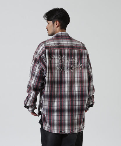 Maison MIHARAYASUHIRO メゾン ミハラヤスヒロ VINTAGE LIKE CHECK L/S SHIRT 復古格紋長袖襯衫