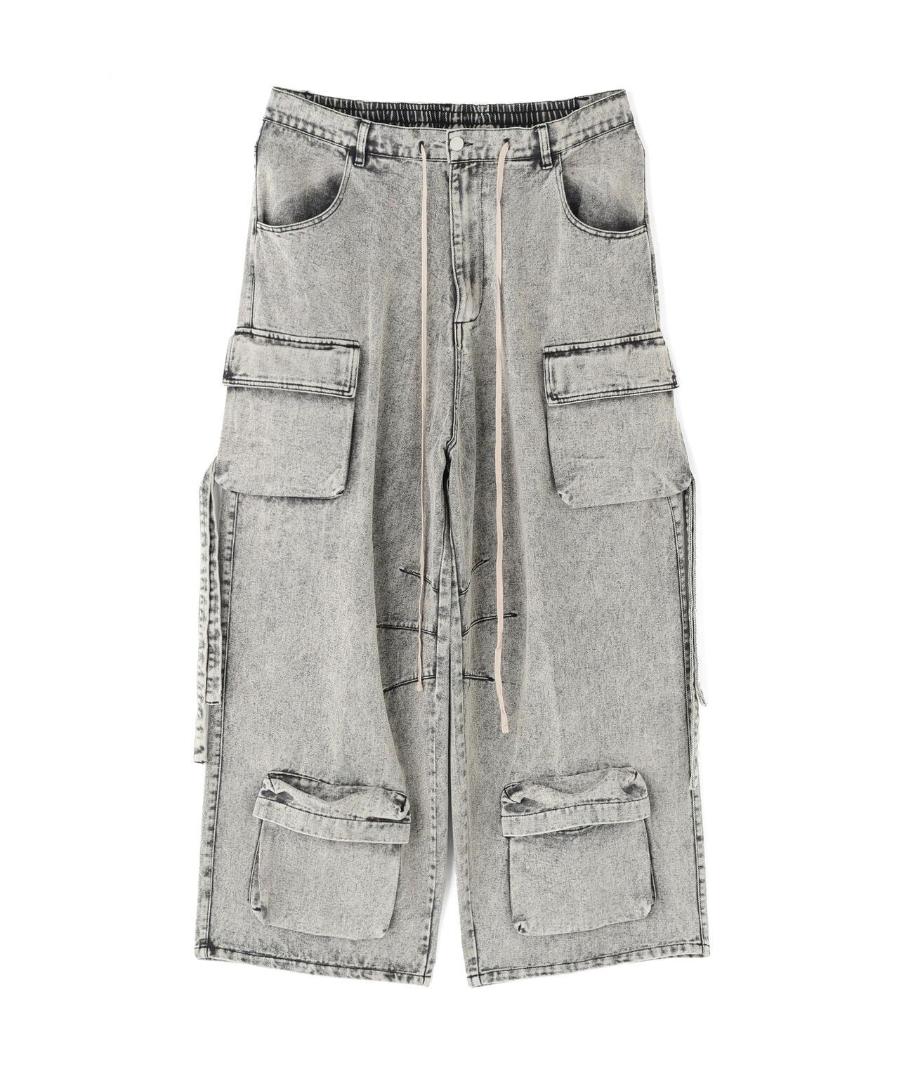 DankeSchon MULTI POCKET DENIM CARGO PANTS（&DEPOT）