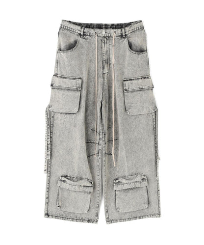 DankeSchon MULTI POCKET DENIM CARGO PANTS（&DEPOT）