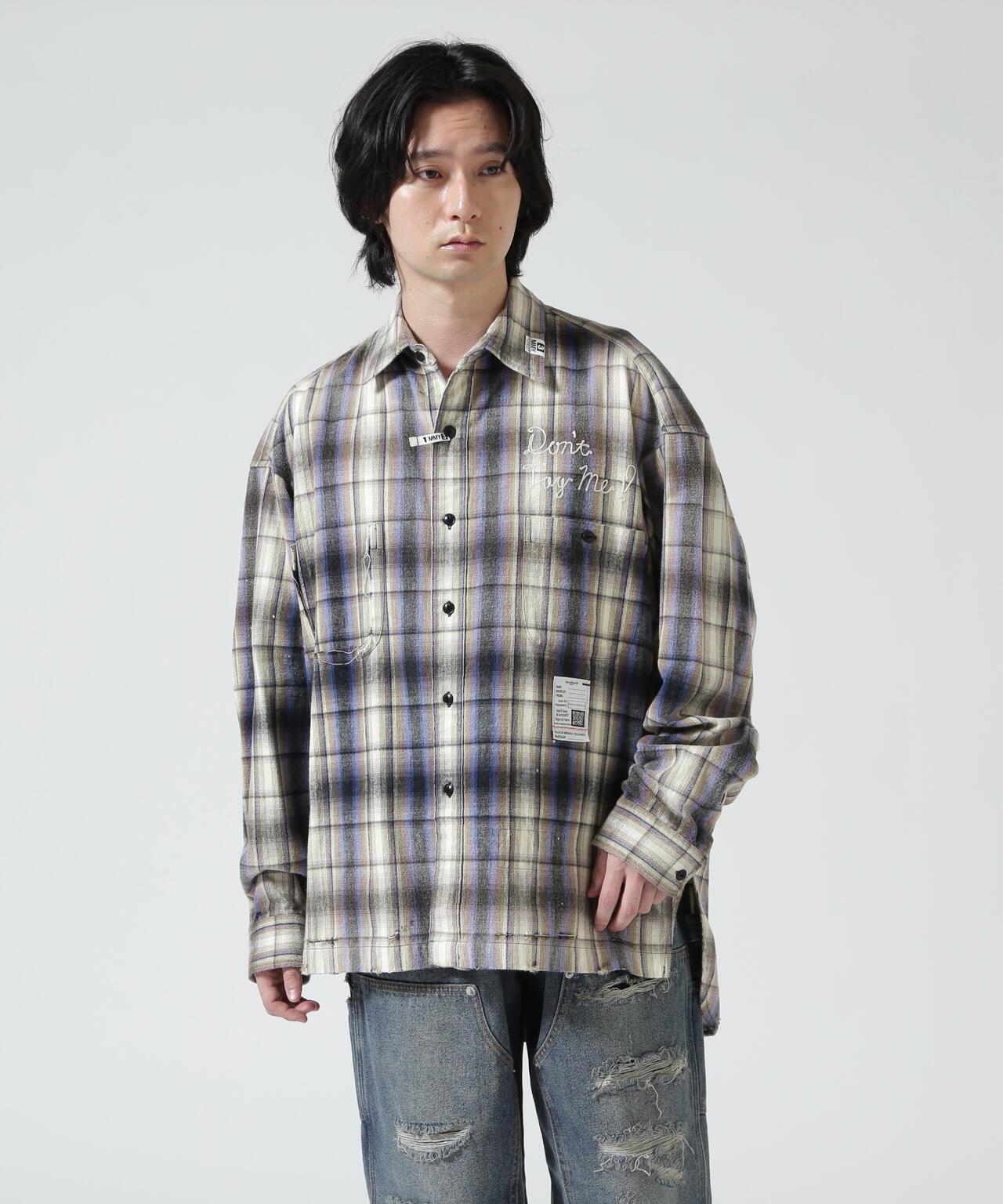 Maison MIHARAYASUHIRO メゾン ミハラヤスヒロ VINTAGE LIKE CHECK L/S SHIRT 復古格紋長袖襯衫