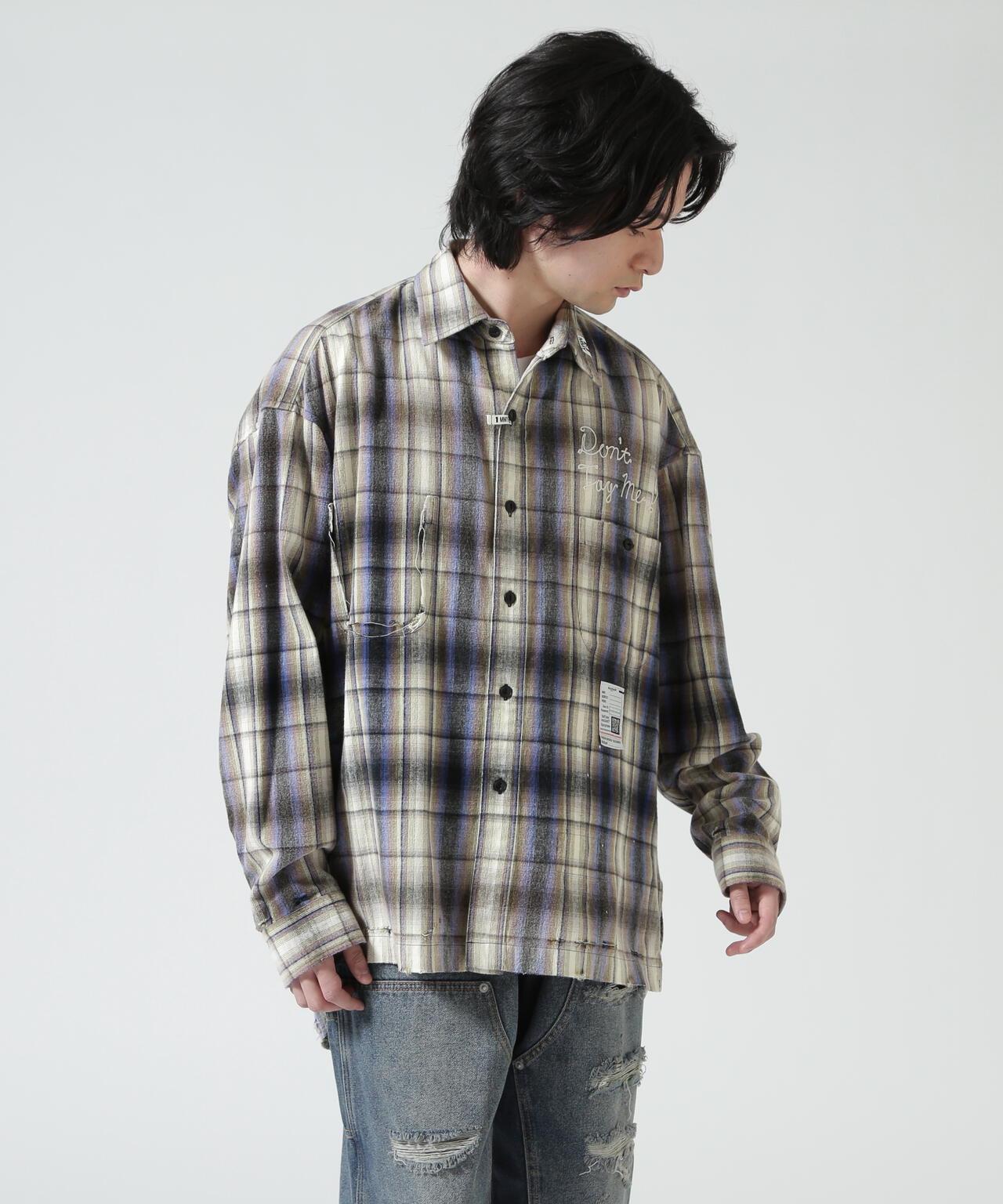 Maison MIHARAYASUHIRO メゾン ミハラヤスヒロ VINTAGE LIKE CHECK L/S SHIRT 復古格紋長袖襯衫