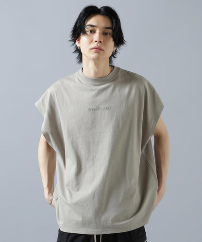 WHITELAND/ホワイトランド LOGO NOSLEEVES 無袖上衣