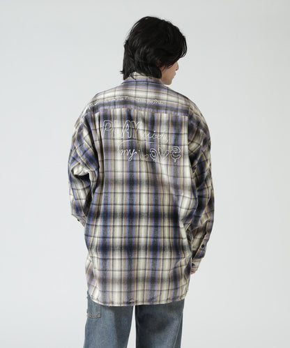 Maison MIHARAYASUHIRO メゾン ミハラヤスヒロ VINTAGE LIKE CHECK L/S SHIRT 復古格紋長袖襯衫