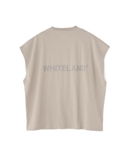 WHITELAND/ホワイトランド LOGO NOSLEEVES 無袖上衣