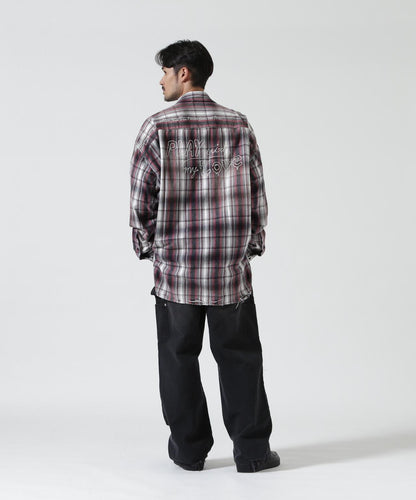 Maison MIHARAYASUHIRO メゾン ミハラヤスヒロ VINTAGE LIKE CHECK L/S SHIRT 復古格紋長袖襯衫