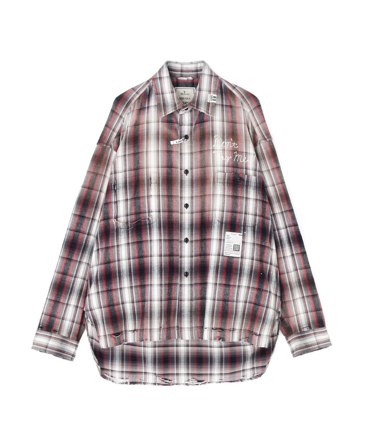 Maison MIHARAYASUHIRO メゾン ミハラヤスヒロ VINTAGE LIKE CHECK L/S SHIRT 復古格紋長袖襯衫