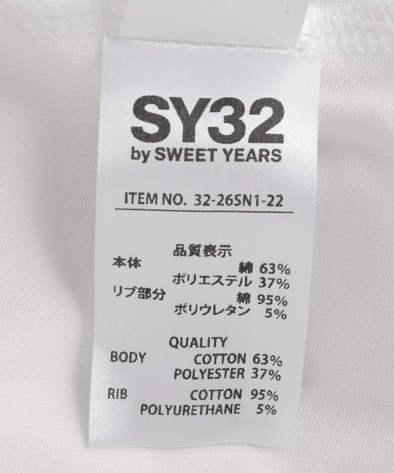 SY32 by SWEET YEARS 徽標短袖T恤