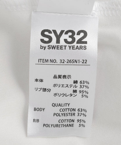 SY32 by SWEET YEARS 徽標短袖T恤