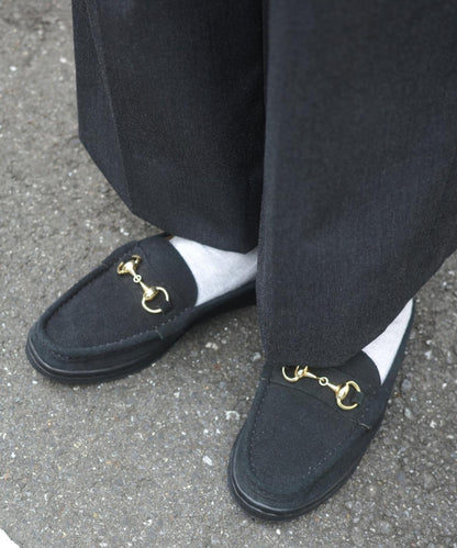 MANEBU BITCH SLIPPER SUEDE 金屬扣樂福拖鞋 麂皮材質 男女同款