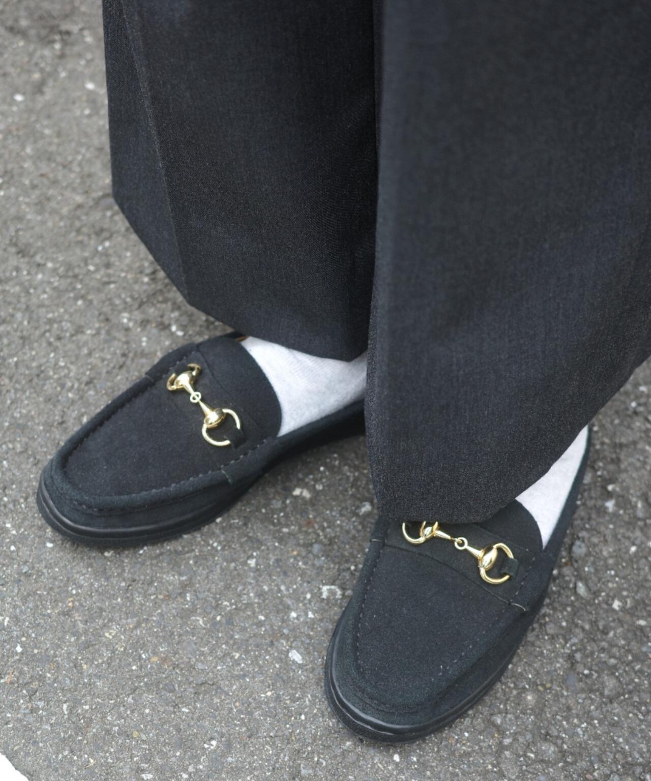 MANEBU BITCH SLIPPER SUEDE 金屬扣樂福拖鞋 麂皮材質 男女同款