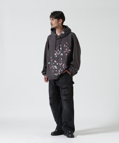 Maison MIHARA YASUHIRO 兒童貼紙圖案 連帽衛衣