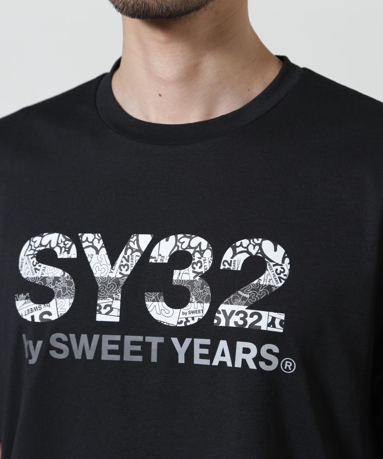 SY32 by SWEET YEARS BASIC GRAPHIC LOGO 印花短袖T恤