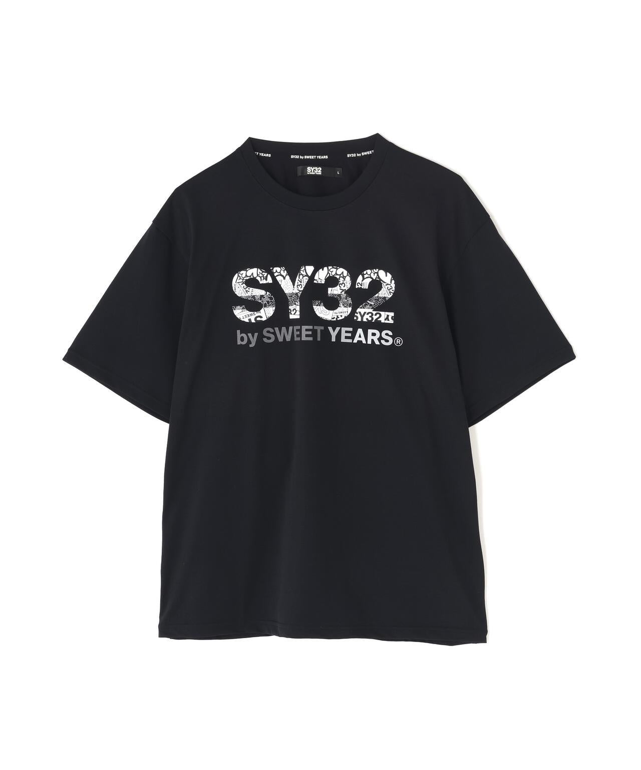 SY32 by SWEET YEARS BASIC GRAPHIC LOGO 印花短袖T恤