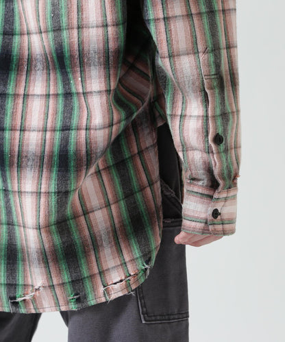 Maison MIHARAYASUHIRO メゾン ミハラヤスヒロ VINTAGE LIKE CHECK L/S SHIRT 復古格紋長袖襯衫