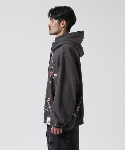 Maison MIHARA YASUHIRO 兒童貼紙圖案 連帽衛衣