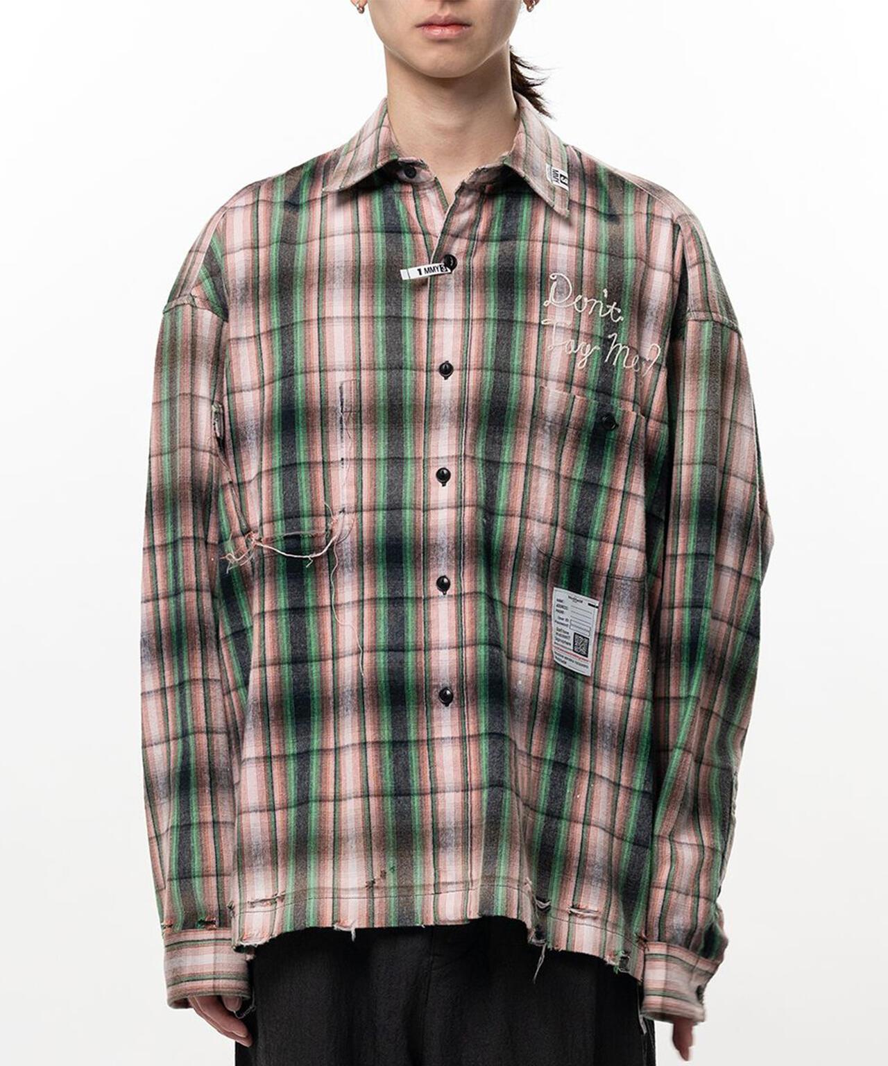 Maison MIHARAYASUHIRO メゾン ミハラヤスヒロ VINTAGE LIKE CHECK L/S SHIRT 復古格紋長袖襯衫