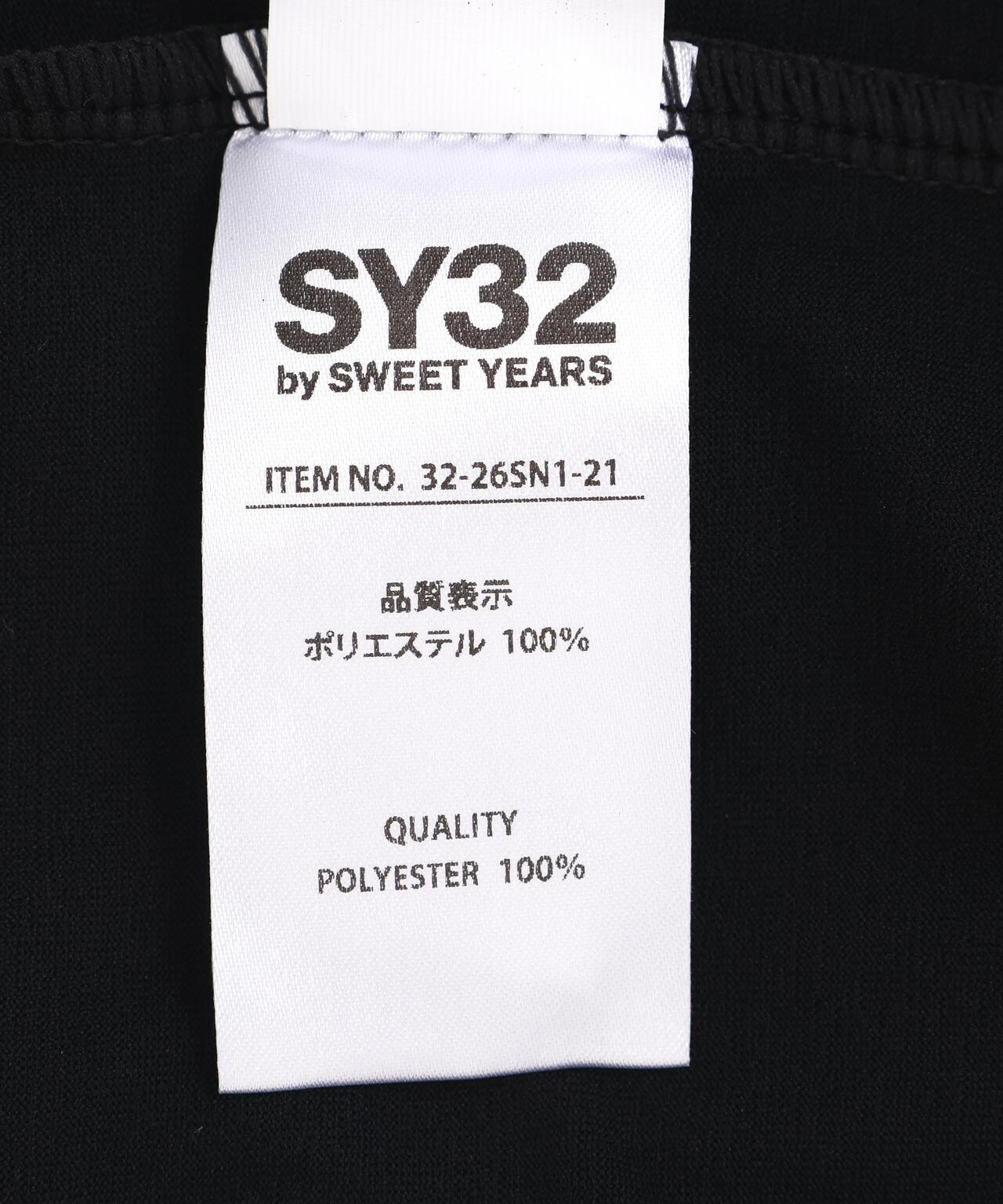 SY32 by SWEET YEARS BASIC GRAPHIC LOGO 印花短袖T恤