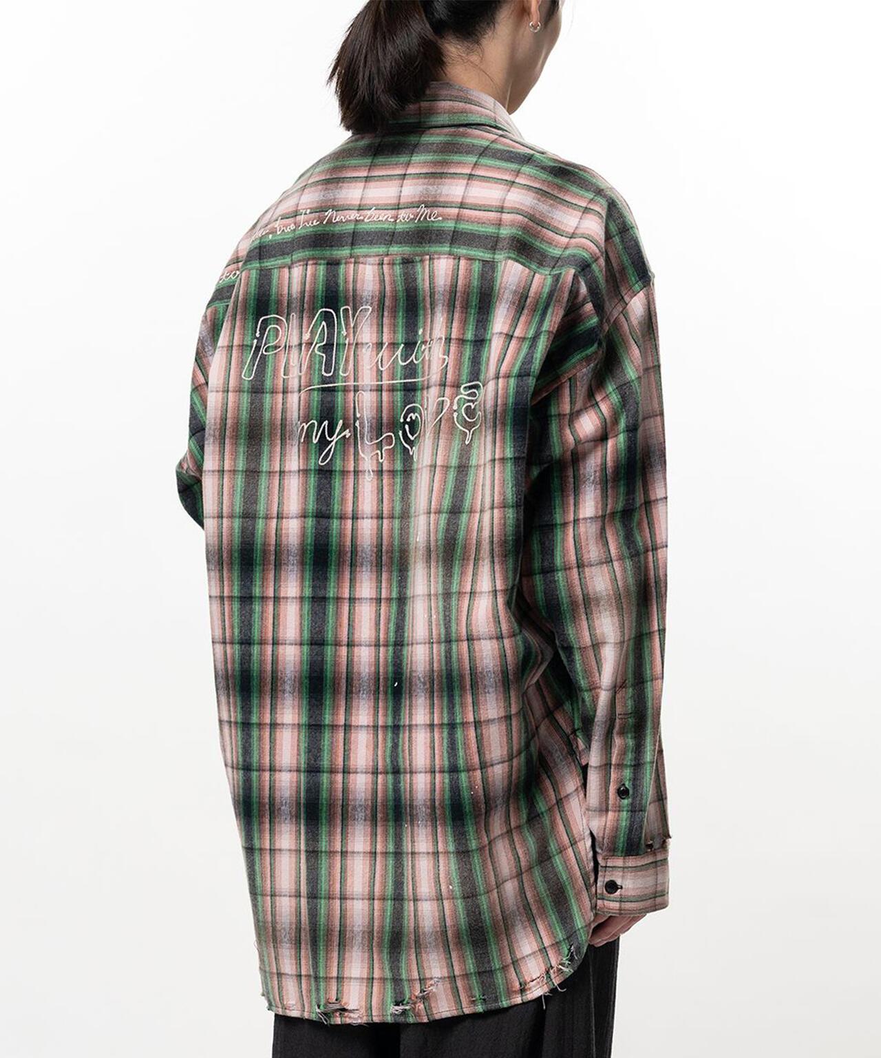 Maison MIHARAYASUHIRO メゾン ミハラヤスヒロ VINTAGE LIKE CHECK L/S SHIRT 復古格紋長袖襯衫
