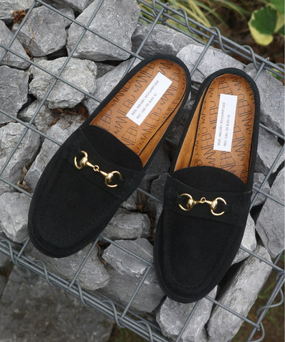 MANEBU BITCH SLIPPER SUEDE 金屬扣樂福拖鞋 麂皮材質 男女同款