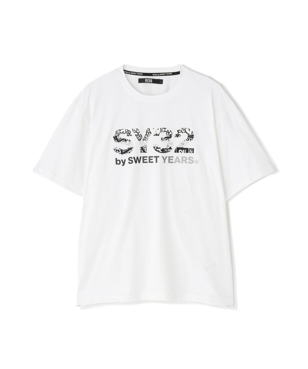 SY32 by SWEET YEARS BASIC GRAPHIC LOGO 印花短袖T恤