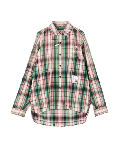 Maison MIHARAYASUHIRO メゾン ミハラヤスヒロ VINTAGE LIKE CHECK L/S SHIRT 復古格紋長袖襯衫