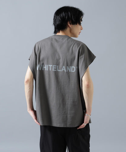 WHITELAND/ホワイトランド LOGO NOSLEEVES 無袖上衣