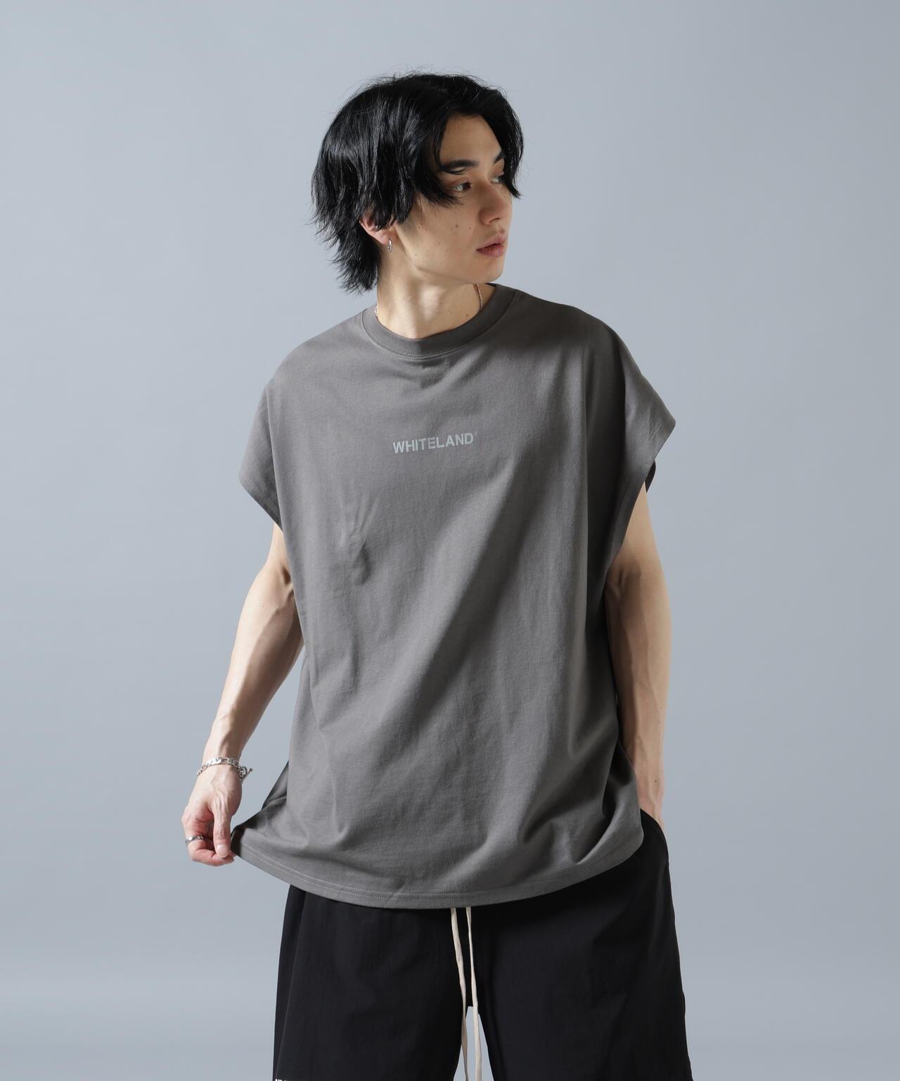 WHITELAND/ホワイトランド LOGO NOSLEEVES 無袖上衣