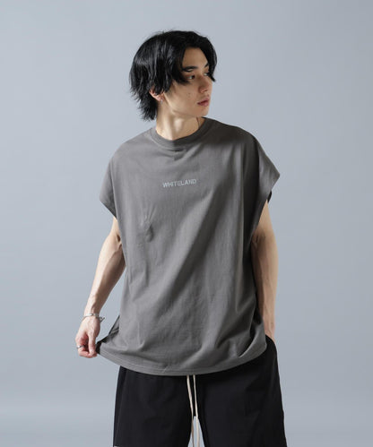 WHITELAND/ホワイトランド LOGO NOSLEEVES 無袖上衣