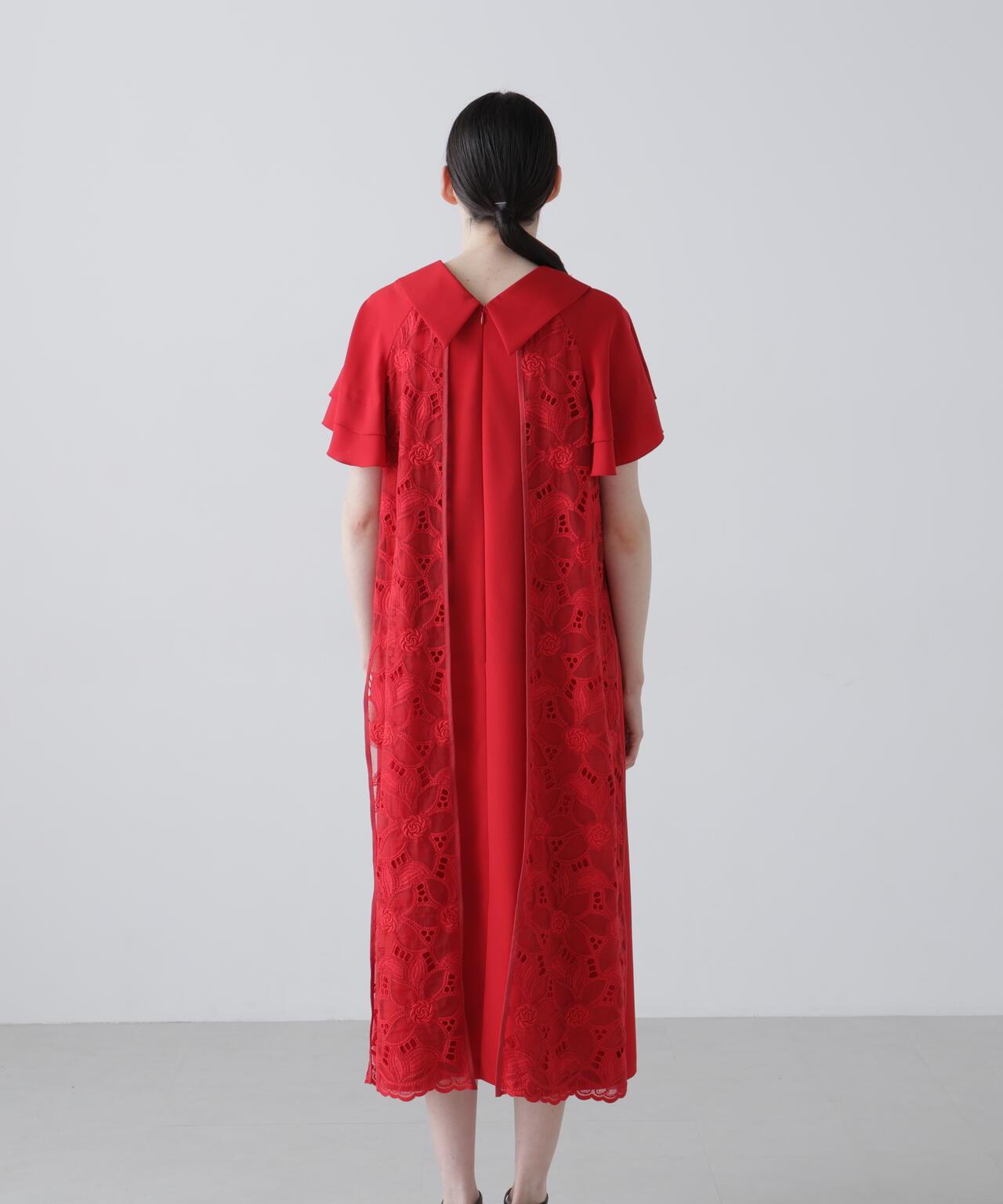 花園刺繡連衣裙