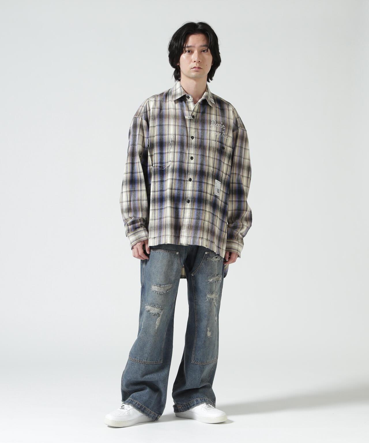 Maison MIHARAYASUHIRO メゾン ミハラヤスヒロ VINTAGE LIKE CHECK L/S SHIRT 復古格紋長袖襯衫