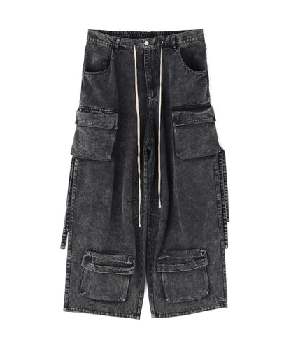 DankeSchon MULTI POCKET DENIM CARGO PANTS（&DEPOT）