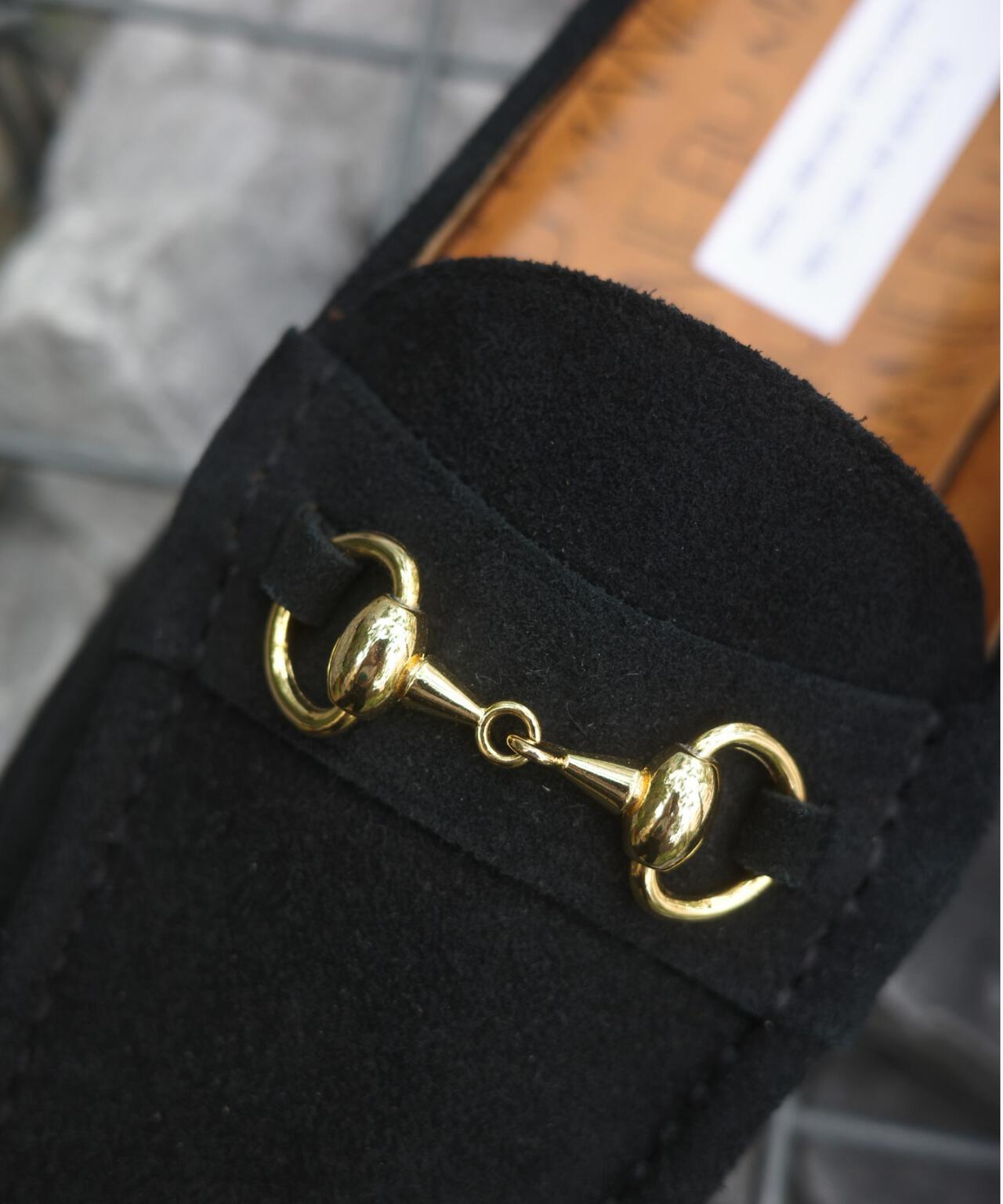 MANEBU BITCH SLIPPER SUEDE 金屬扣樂福拖鞋 麂皮材質 男女同款