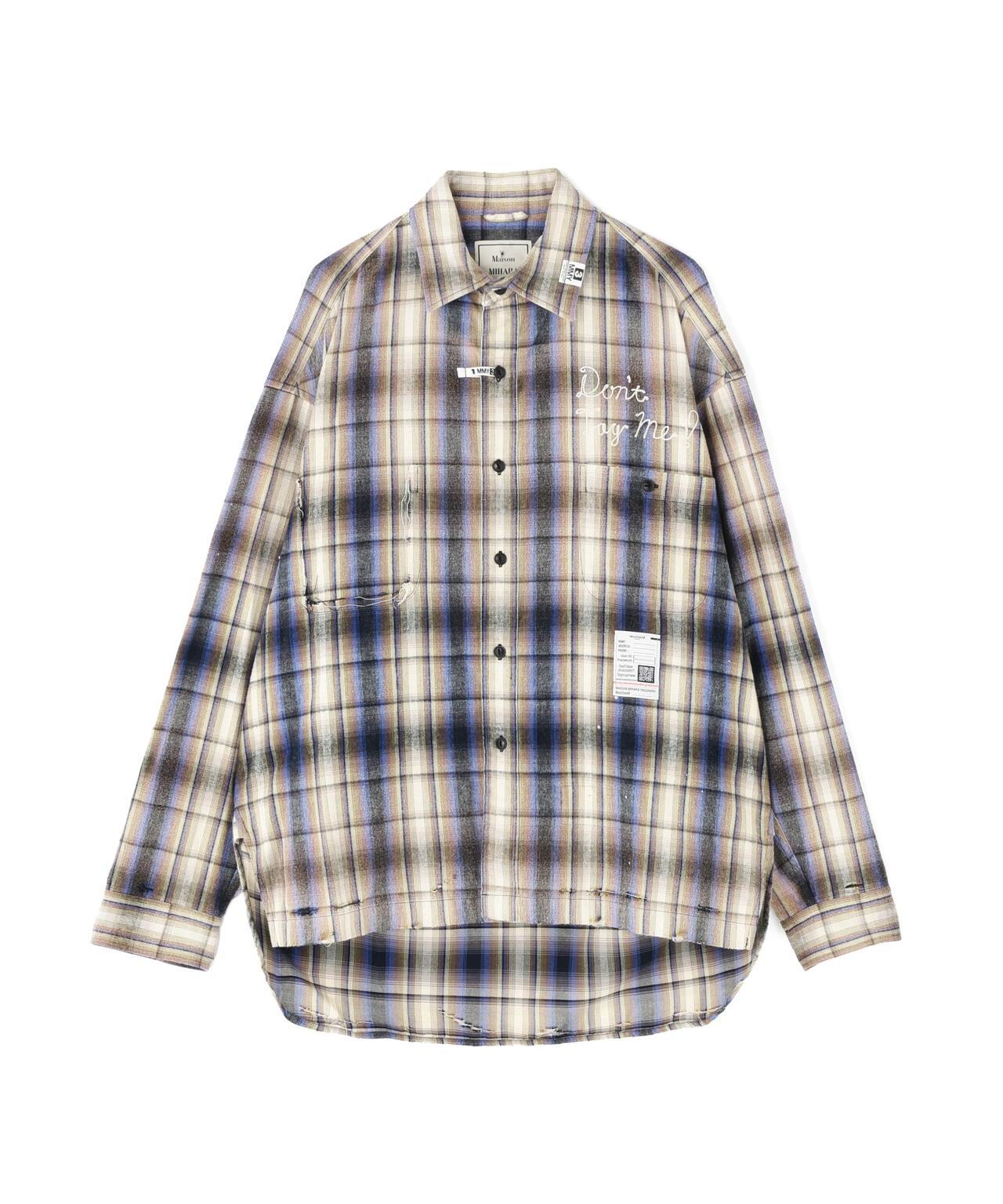 Maison MIHARAYASUHIRO メゾン ミハラヤスヒロ VINTAGE LIKE CHECK L/S SHIRT 復古格紋長袖襯衫