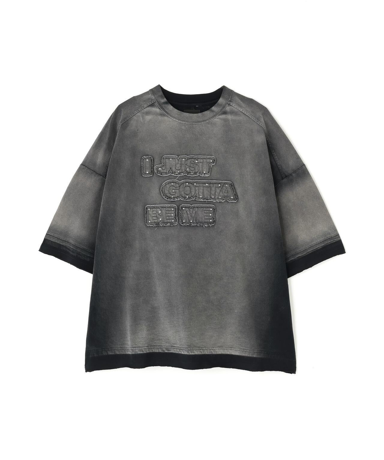 噴染效果 寬鬆 JUST 圖案 短袖T恤 PIGMENT SPRAY S/S TEE